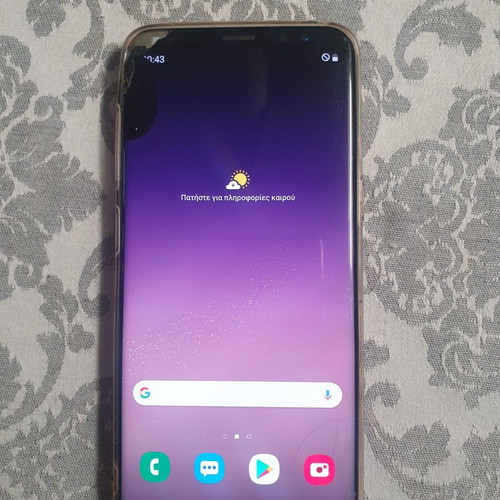 Samsung Galaxy S8 used phone for parts with broken screen