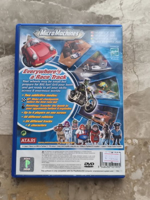 MicroMachines PS2 game used, fully functional