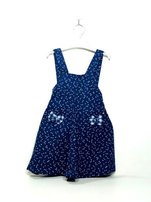Monte Fiore Girls' Dress Salopette like new, size 3, blue