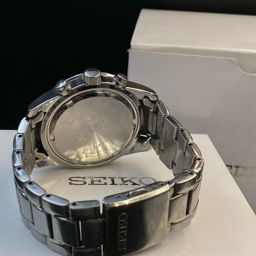 Seiko Panda Chronograph SNAC05P1 Quartz Alarm Watch