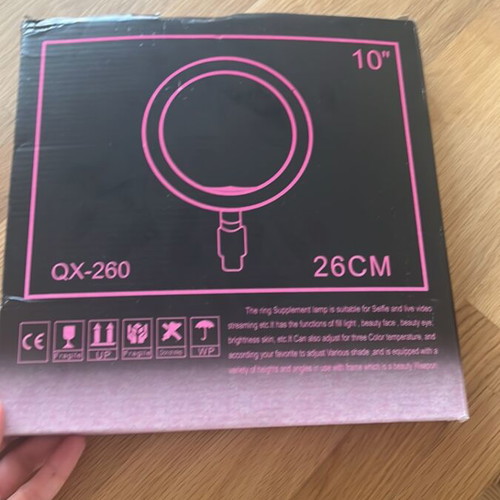 Ring light new in box, unused