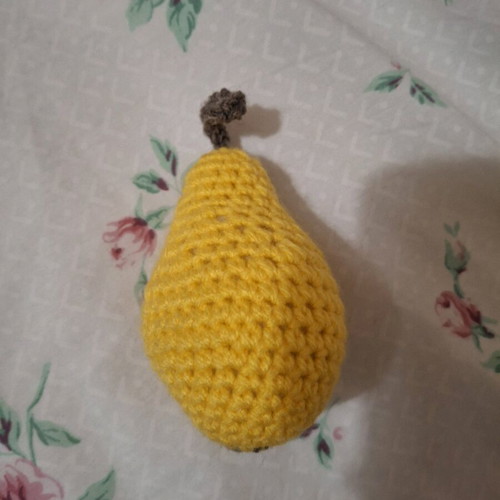 Handmade knitted fruits like new, set of 10 pieces