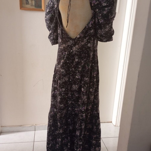 ASOS maxi dress cotton dark gray like new, sizes L/XL