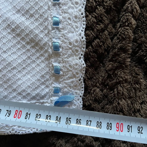 Baby blanket used for boy