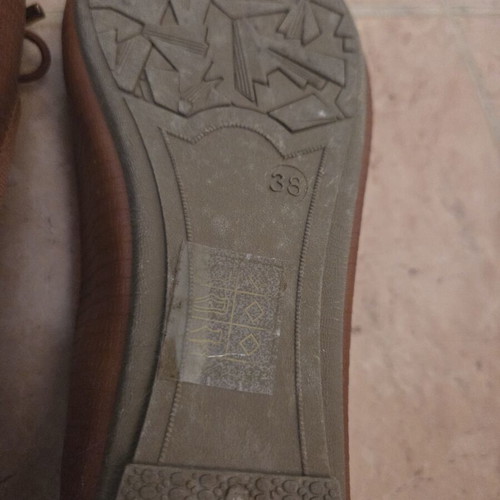 Plato Brown Ballet Flats with Decorative Bow