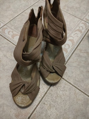 Espantriles Mexx sandals used, beige, size 39