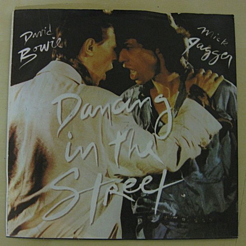 David Bowie and Mick Jagger Dancing in the Street 7" single like new, rock