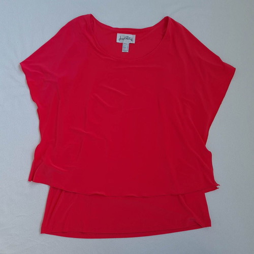 Joseph Ribkoff blouse size L 40 red like new