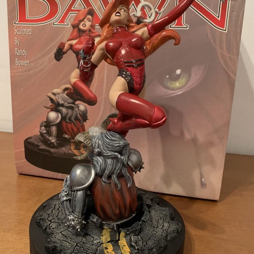 Dawn and Death statue new, limited edition 1998