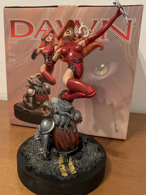 Dawn and Death statue new, limited edition 1998