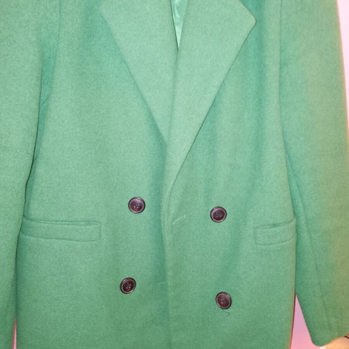Stradivarius green coat like new