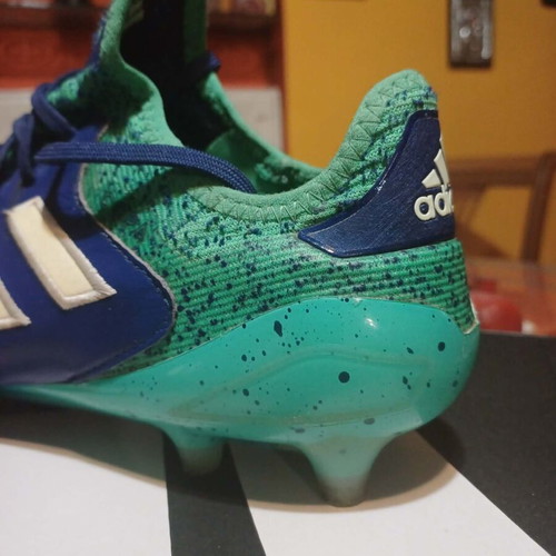 Adidas Football Shoes Like New Size 42 1/2 Blue Green