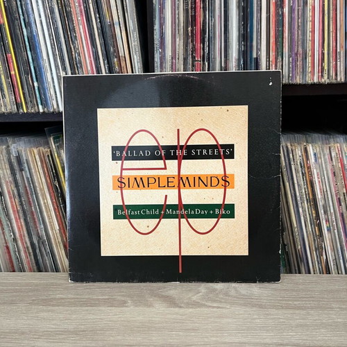 Simple Minds Ballad of the Streets record used, rock