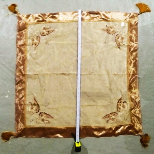 Set of 4 new Indian silk scarves of various sizes