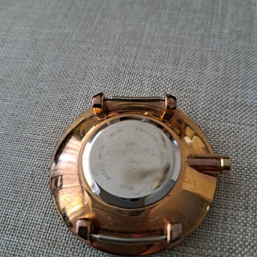 Ethnic Tsagarakis watch used, women's, gold color