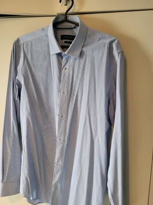 Zara striped blue shirt used, size M