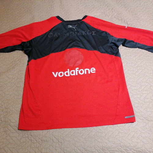 Olympiakos Puma long-sleeve training shirt used, size XXL