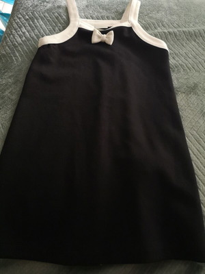 Zara dress used for girls aged 6-7, black and white