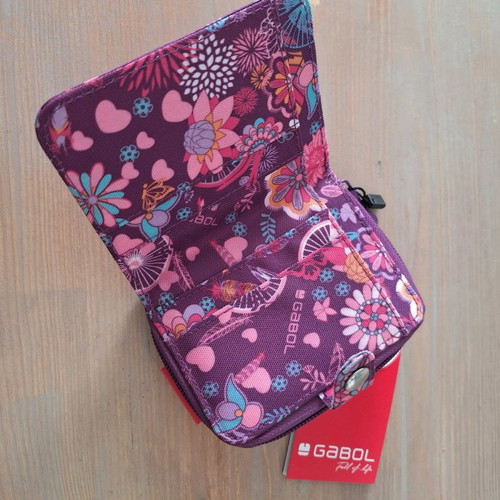 GABOL Wallet 12x10 new with 4 card slots and coin compartment