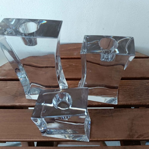 Atlantis Crystal Trend candlestick set handmade, new