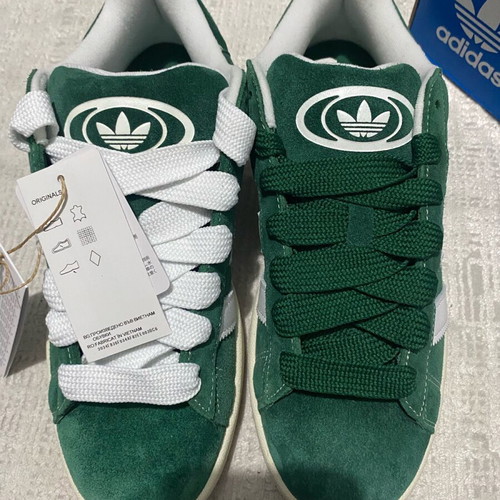 Adidas Campus green suede sneakers new, -  50,00 - Vendora.cy