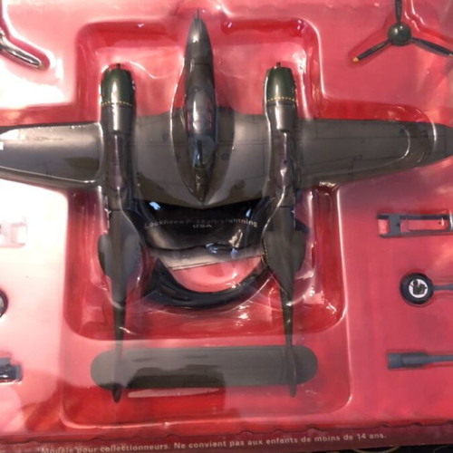 Lockhead P38 fighter plane collectible new