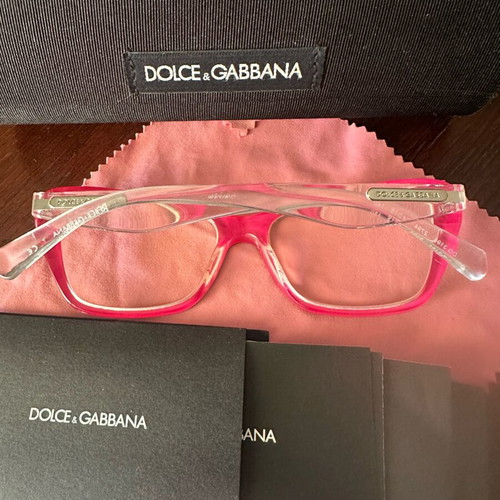 Dolce & Gabbana Myopia Glasses used with papers and two boxes