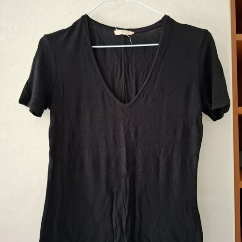 Short-sleeve black T-shirt Pull & Bear used, size S