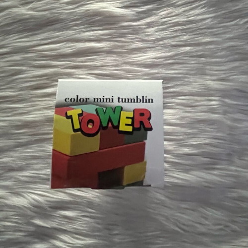 Color Mini Tumblin Tower wooden board game new