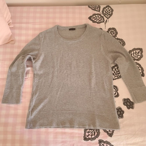 Women's pullover used, gray, size S