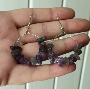 σκουλαρίκια κρίκοι ατσάλι