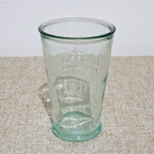 Bacardi ESTD CUBA 1862 Collectible Water Glass like new