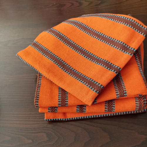 Pillows new, woven cotton, pack of 4 pieces 0.45x0.45