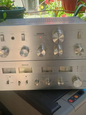 Denon TU-355 and PMA-232 vintage stereo amplifier set like new