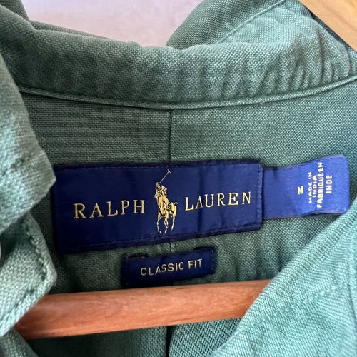 Ralph Lauren men's shirt size M, cypress green