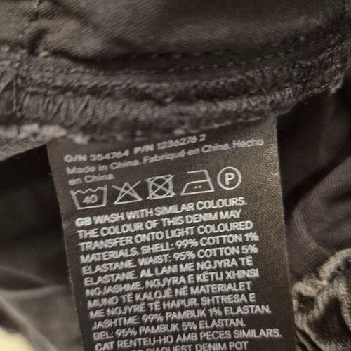 H&M maternity jeans black like new, size S