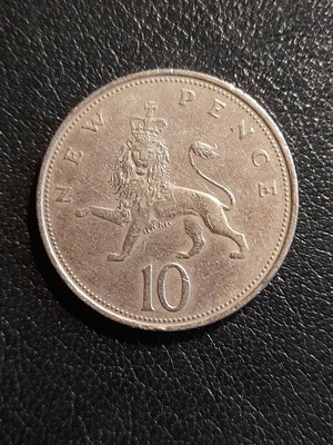 Νόμισμα 10 New Pence 1976 Μεταχειρισμένο Μεγάλη Βρετανία