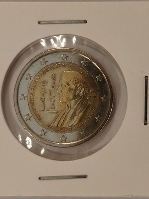 Νόμισμα 2 Ευρώ 150 χρόνια από τη γέννηση του Κωνσταντίνου Καραθεοδωρή σαν καινούργιο