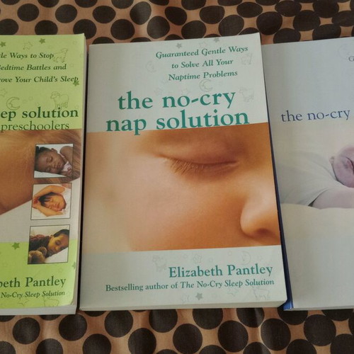 The No Cry Sleep Solution books like new by Elizabeth Pantley, set of 3