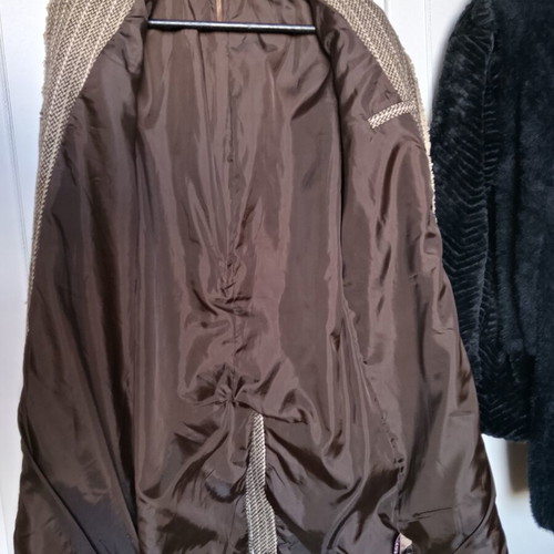 Soul : Rebel women's midi tweed coat with 30% wool, size 42 (L)