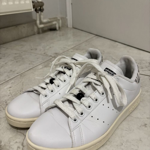 Adidas Stan Smith sneakers used, women's size 38.5, white