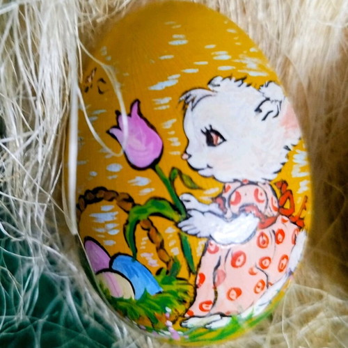 Easter Decoration Set like new, handmade eggs and butterfly