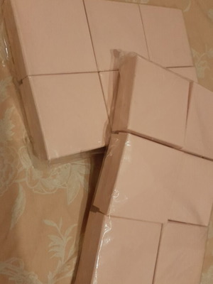 Gift boxes pack of 12, new, thick cardboard