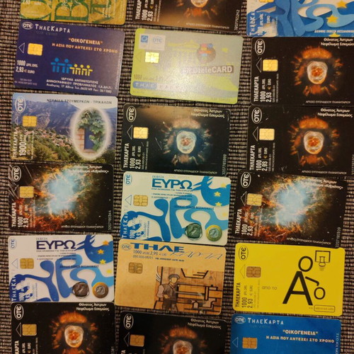 Phone cards various used collection