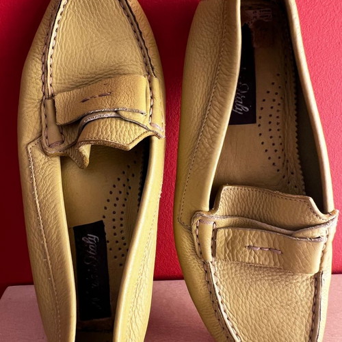 Made In Italia leather shoes used, size 37, green