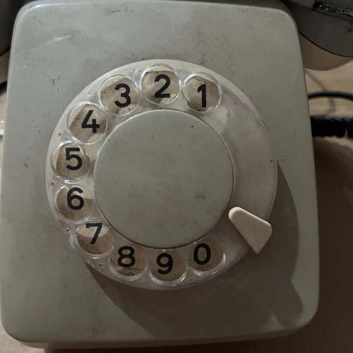 Old home phone used, corded