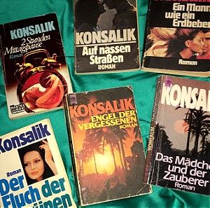 6 βιβλία στα γερμανικά.