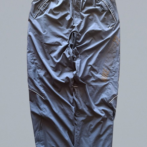 Nike Athletic 72 vintage Y2K track pants men's large grey baggy fit