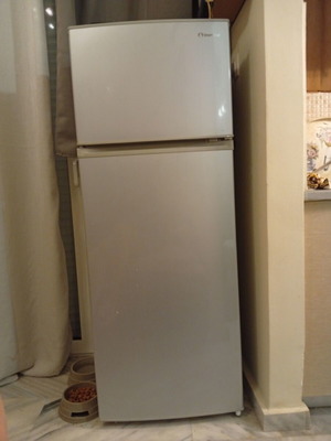 Inventor δίπορτο ψυγείο σε ασημί inox, ύψους 143 εκ.