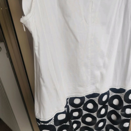 Jupe two-tone dress used, size XL, black and white